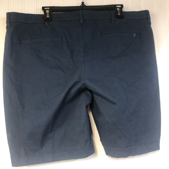 English Laundry Men's Navy Shorts Size 40 Cotton Textured Stretch - Picture 3 of 5